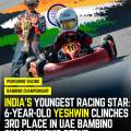 Meet Yeshwin: The 6-Year-Old Karting Prodigy Dominating the UAE Bambino Championship! 🏁